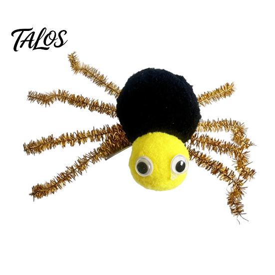 Kids Halloween Gift Ideas Spider Hair Clips for Girls Women, Cute Furry Barrettes, Stage Performance Ornaments Tinsel Fluffy Pom Accessory Parties
