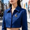 Alloy Brooch Accessory Rhinestone Flying Horse Brooch, Hollow Winged Lapel Pin for Men Jewelry Women, Decorative Badge Clothes Bag Hat Scarf Suits