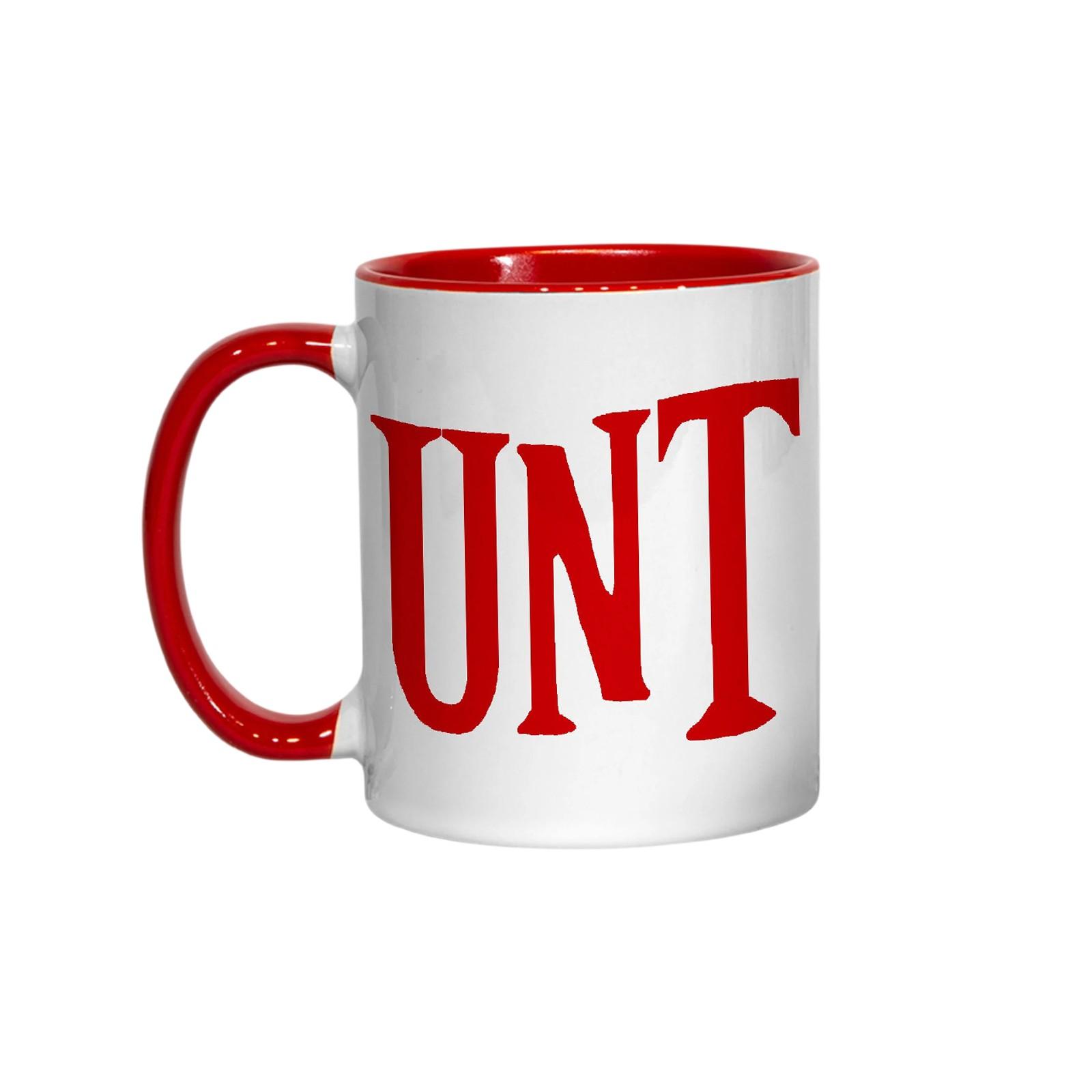 

Смешная грубая кружка Керамическая кофейная кружка Чашка для воды 350 мл One Size красный