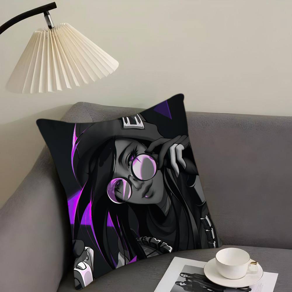 V-VALORANT Cartoon Spiel Büro Kissen Kissenbezug Autokissenbezug 45X45CM Lendenkissenbezug Sofakissenbezug