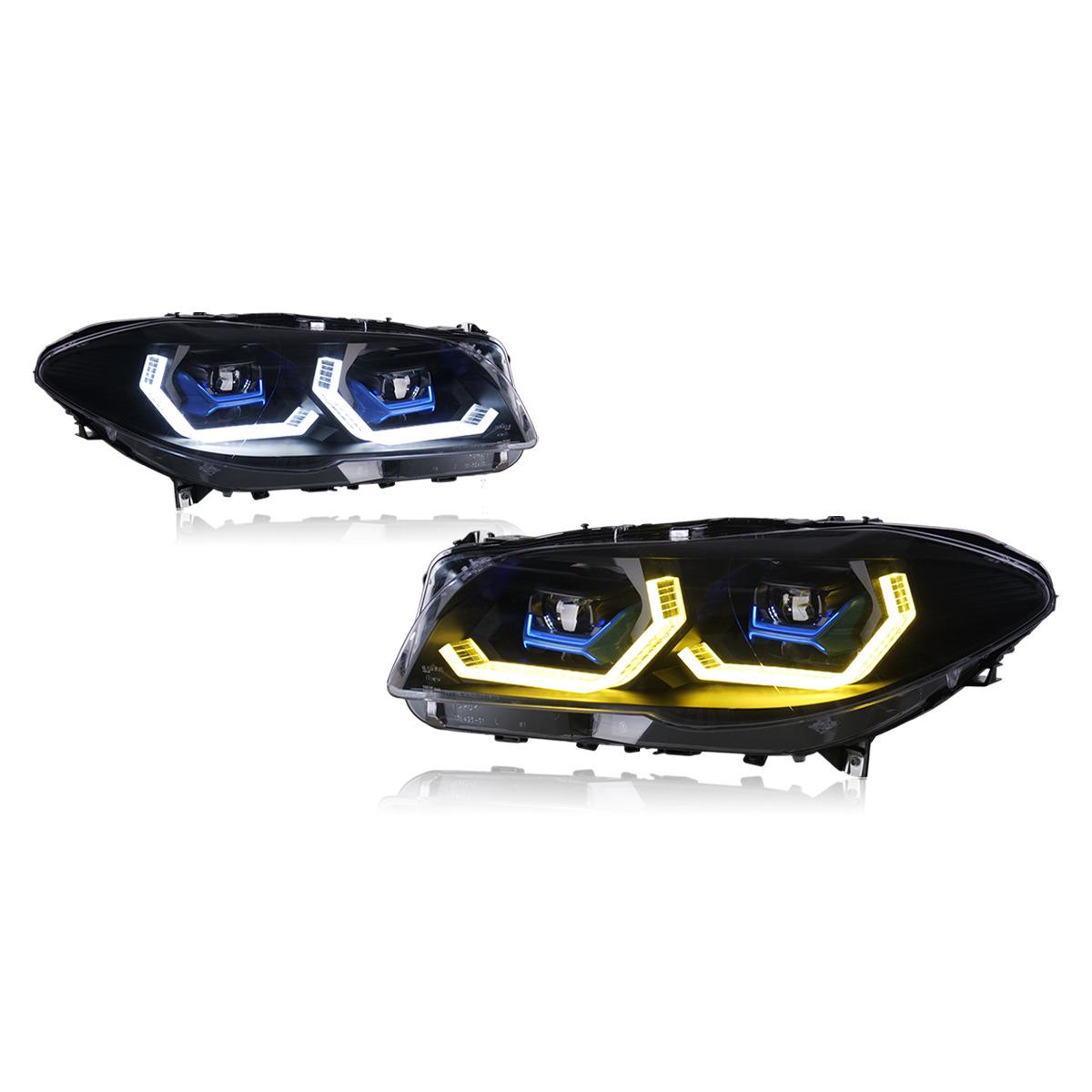 

BMW 5 Series (2011-2017) F10/F18 Headlight Assembly with Modified Spoon LED DRLs & Flowing Turn Signals
