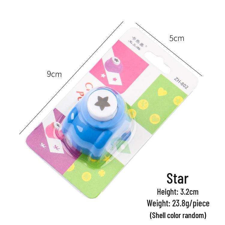 Kids' Easy-Use Embosser: Large DIY Punching & Printing Tool for Kindergarten Crafting