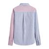 Navigare Women's 100% Cotton Striped Long-Sleeve Casual Shirt