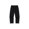 Anta Lifestyle Series Fleece Lined Warm Thick Loose Casual Knitted Sports Pants Women pants Black 962348310-4