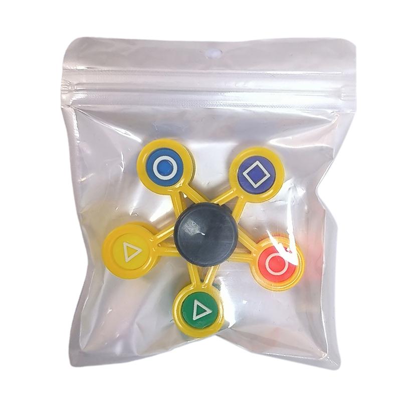 

Scratch Stone Game Removable Diy Hand Spinner Fingertip Gyro Toy Anti-Anxiety Relieves Stress Toy