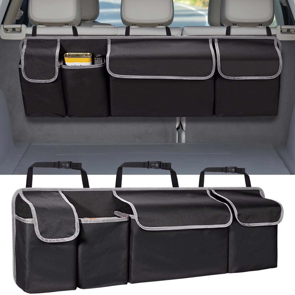 High Capacity Car Trunk Organizer Multi-use Car Seat Back Organizers  For SUV Truck MPV