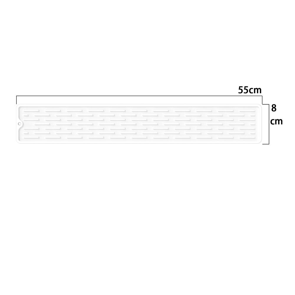 PVC Bar Mat Thick Durable Stylish Black Bar Spill Mat Non Slip Non-Toxic Service Mat for Coffee Bars Wear-resistant Waterproof