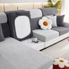 Four-season Model Jacquard Leaves Solid Colour Full Package Non-slip Sofa Cushion Colour Blocking Fashion Simple Modern Sofa Cover