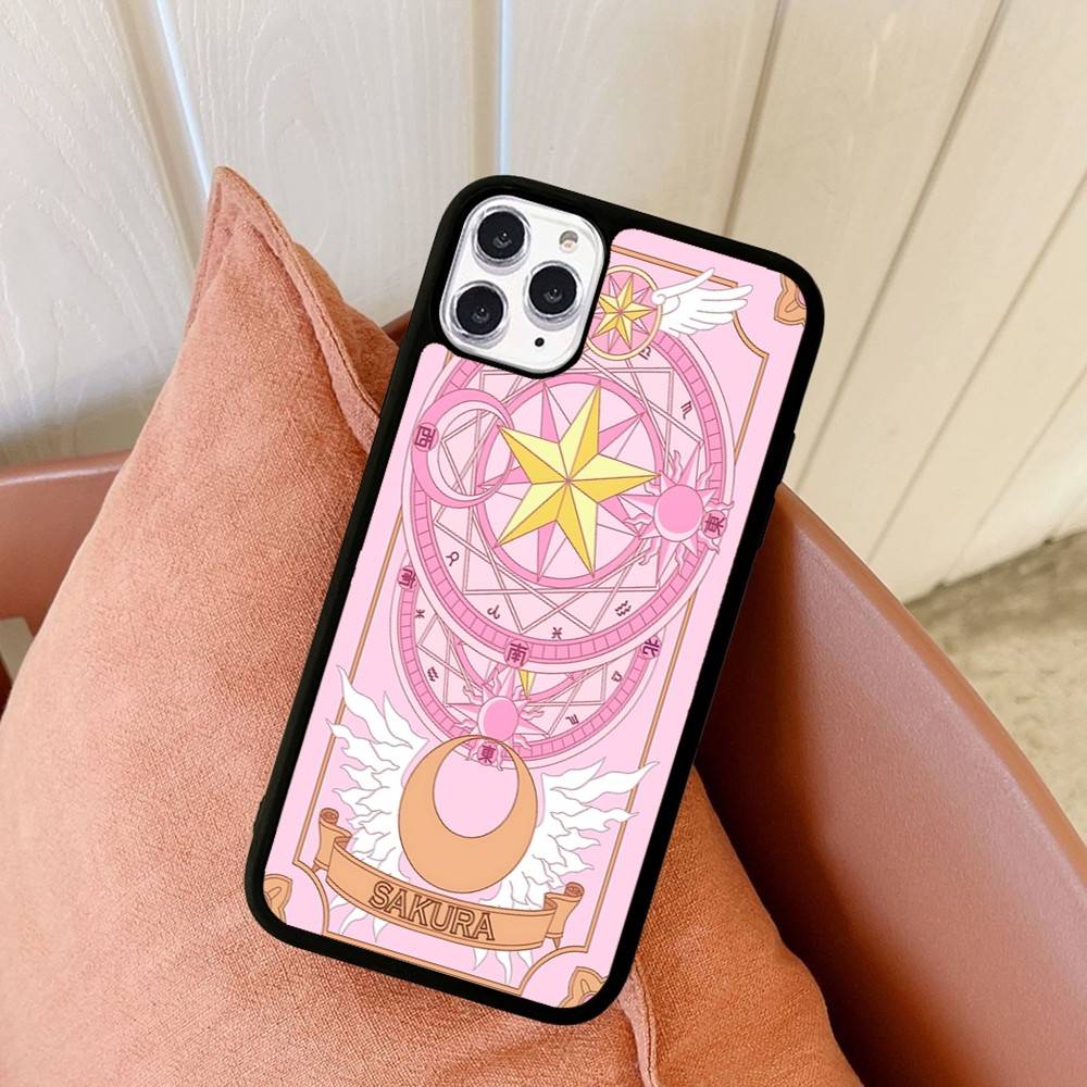 

Anime C-CardcaptorS S-Sakura Phone Case For IPhone 17 Pro 16 Plus 16 Pro Max 15 14 13 12 11 PC+TPU Back Cover iPhone 11