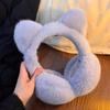 Women Faux Fur Ear Protection Soft Foldable Retractable Plush Outdoor Windproof Winter Ear Warmers Warm Multiple Options Available