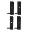4 Sets Post Anchor Brackets Metal Base Bracket Mounting Kit for Deck Support Heavy Duty Fence Porch
