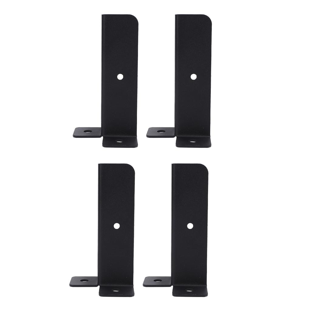 4 Sets Post Anchor Brackets Metal Base Bracket Mounting Kit for Deck Support Heavy Duty Fence Porch