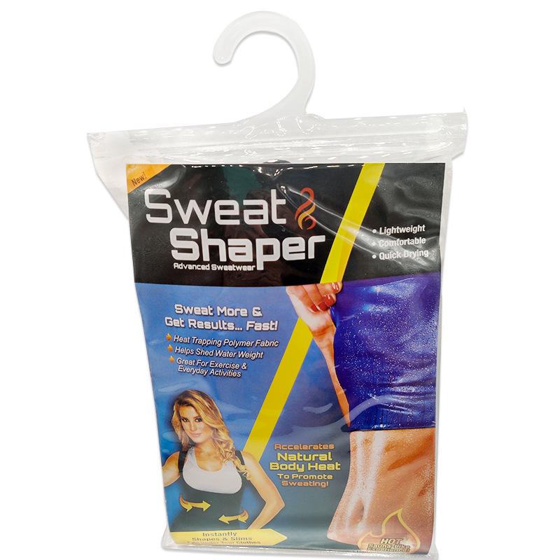 SWEAT SHAPER Women's Sauna Vest: Polymer Body Shaper in Silver