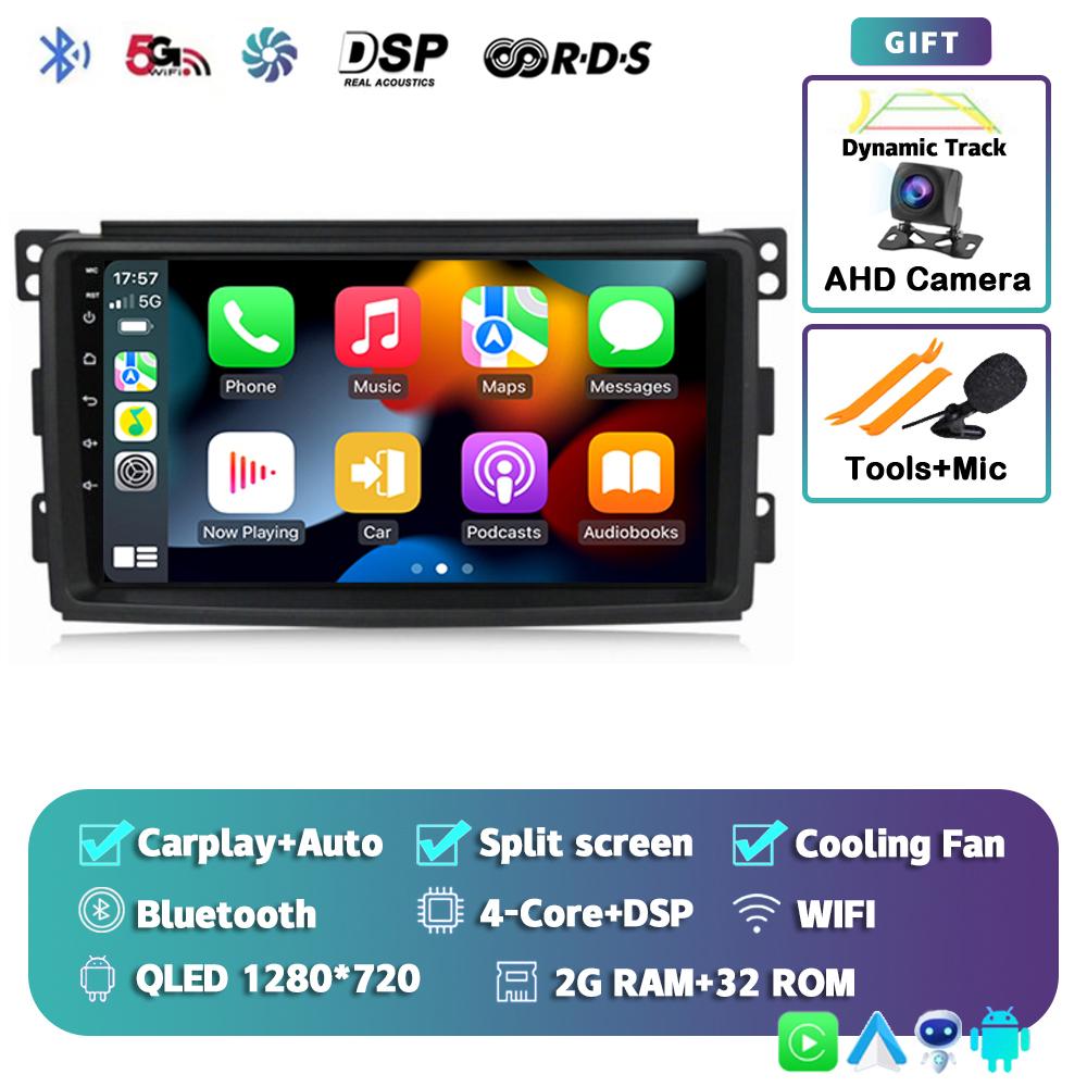

Android 14 Carplay для Smart Fortwo W451 2006 2007 2008 2009 Автомобильный радиоприемник GPS-навигатор Мультимедиа Видеоплеер Стерео Нет 2Din DVD