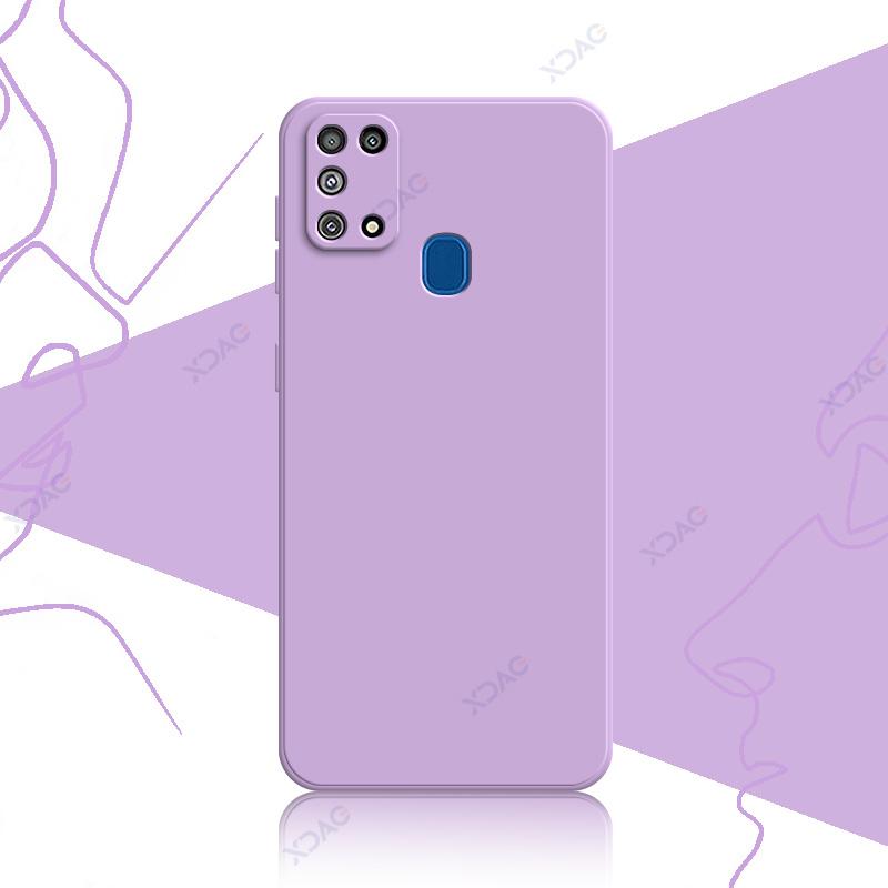 Luxuriöse, modische und süße Schutzhülle für Samsung Galaxy M31 Prime F41 SamsungM31 SamsungF41 360 weiche, quadratische Handytaschen aus flüssigem Silikon