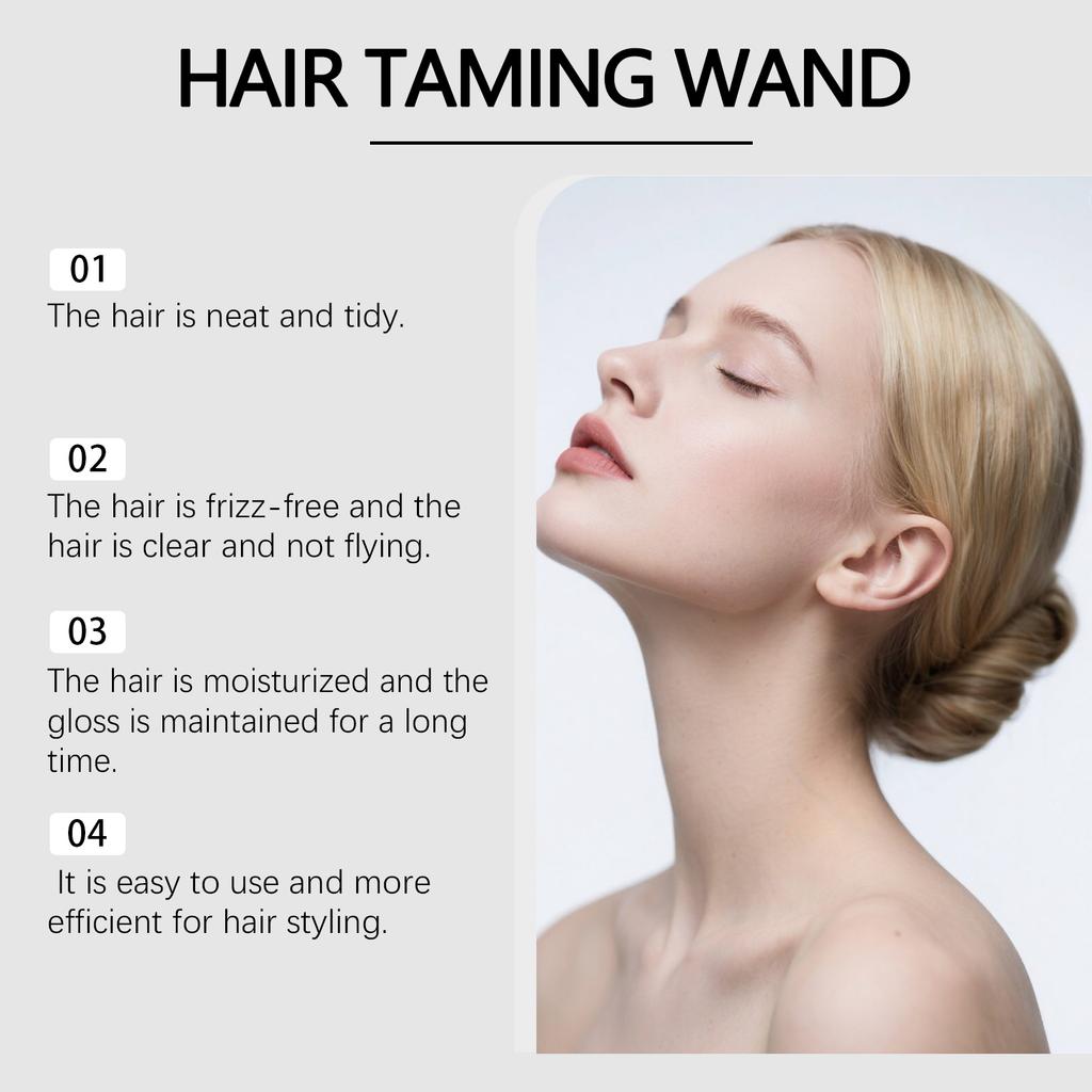 Langanhaltender Spliss-Artefakt Finishing Haarwachsstift Frizz-Kontrolle Glättender Styling-Stift für Weiches & Kämmbares Finish Anti-Frizz