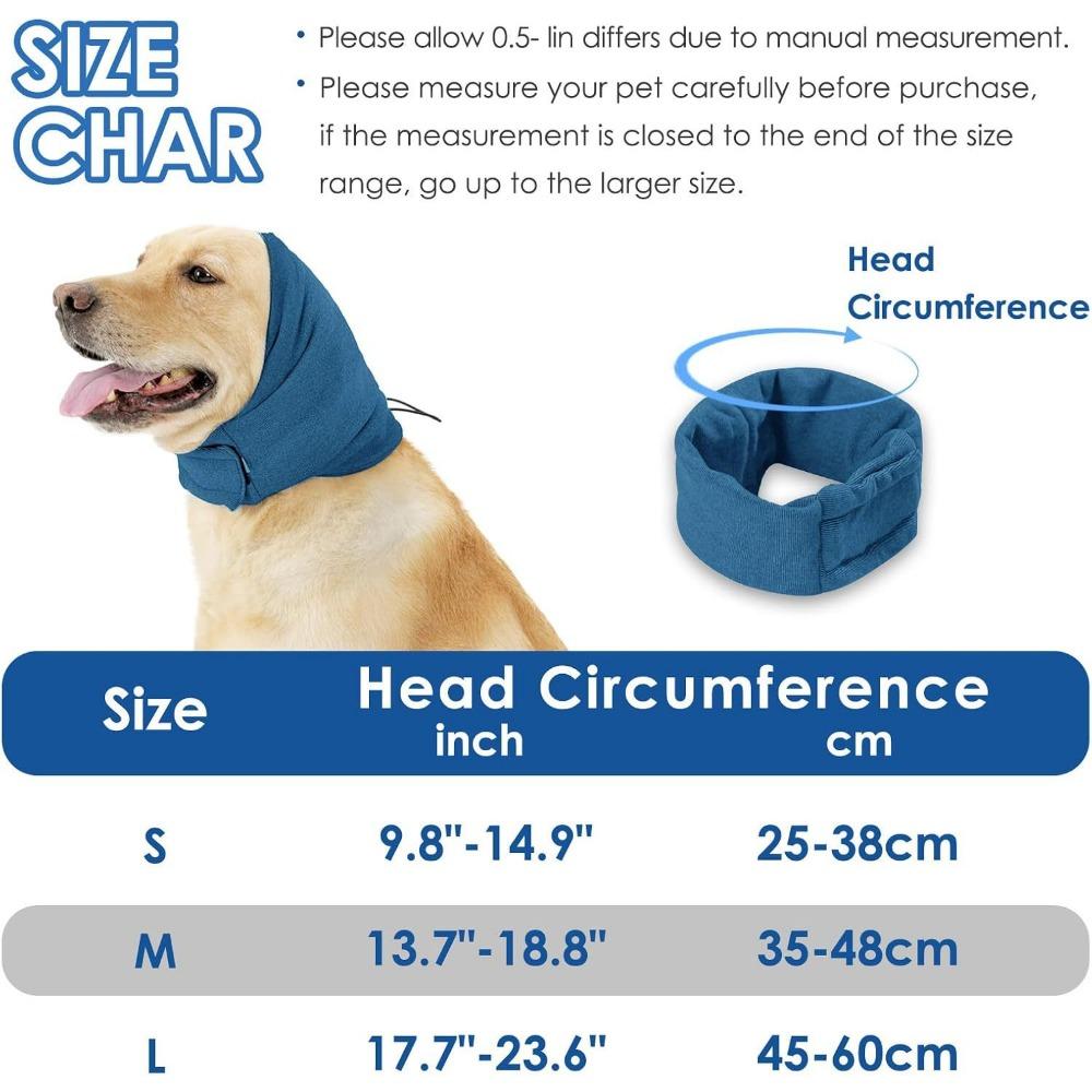 Dog Soothing Hooded Earmuffs No Clamshell Type To Relieve Dog Anxiety Earmuffs Noise Reduction Sound Insulation Earmuffs
