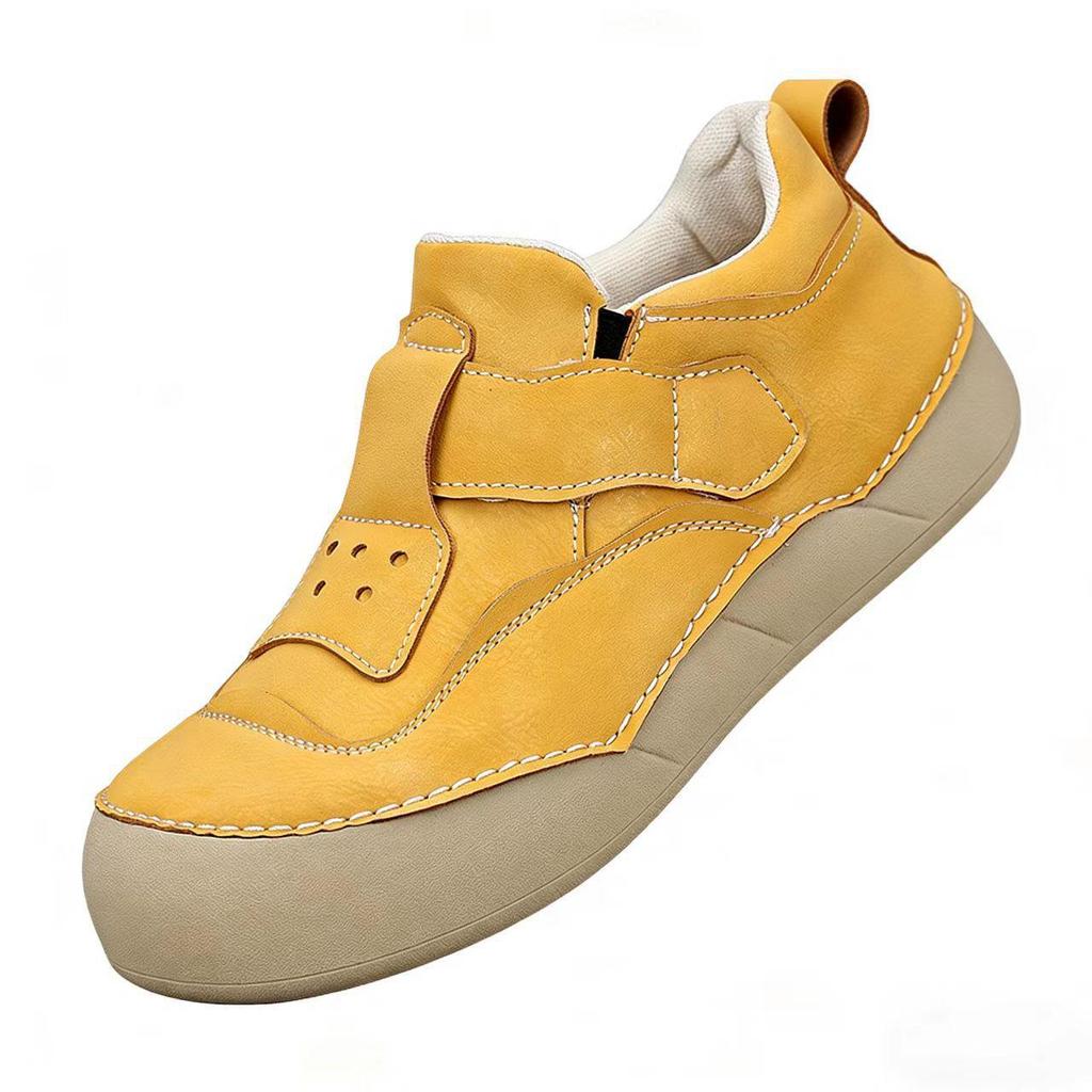 Damen Frühling 2026 Brot Schuhe: Weiße Schuhe mit dicker Sohle für Hosen mit weitem Bein, Lässiger Stil