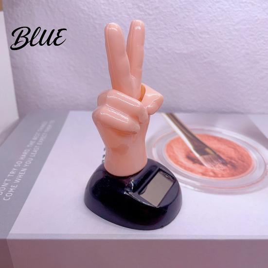 Gesten-Autodekoration Solarbetrieben Fingerwackel-Dekor Kreatives Armaturenbrett-Ornament