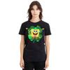 SpongeBob SquarePants Unisex Adult Spongey Four Leaf Clover St Patricks Day T-Shirt