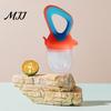 Baby Shower Gift Silicone Fruit Feeder Pacifier, Self Feeding And Teething Food Grade Teether Relief Toy, Easy to Hold Seamless Odorless Toddler