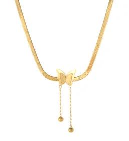 Square Pendants Delicate Stainless Steel Chain Pendant Necklace For Women Necklace