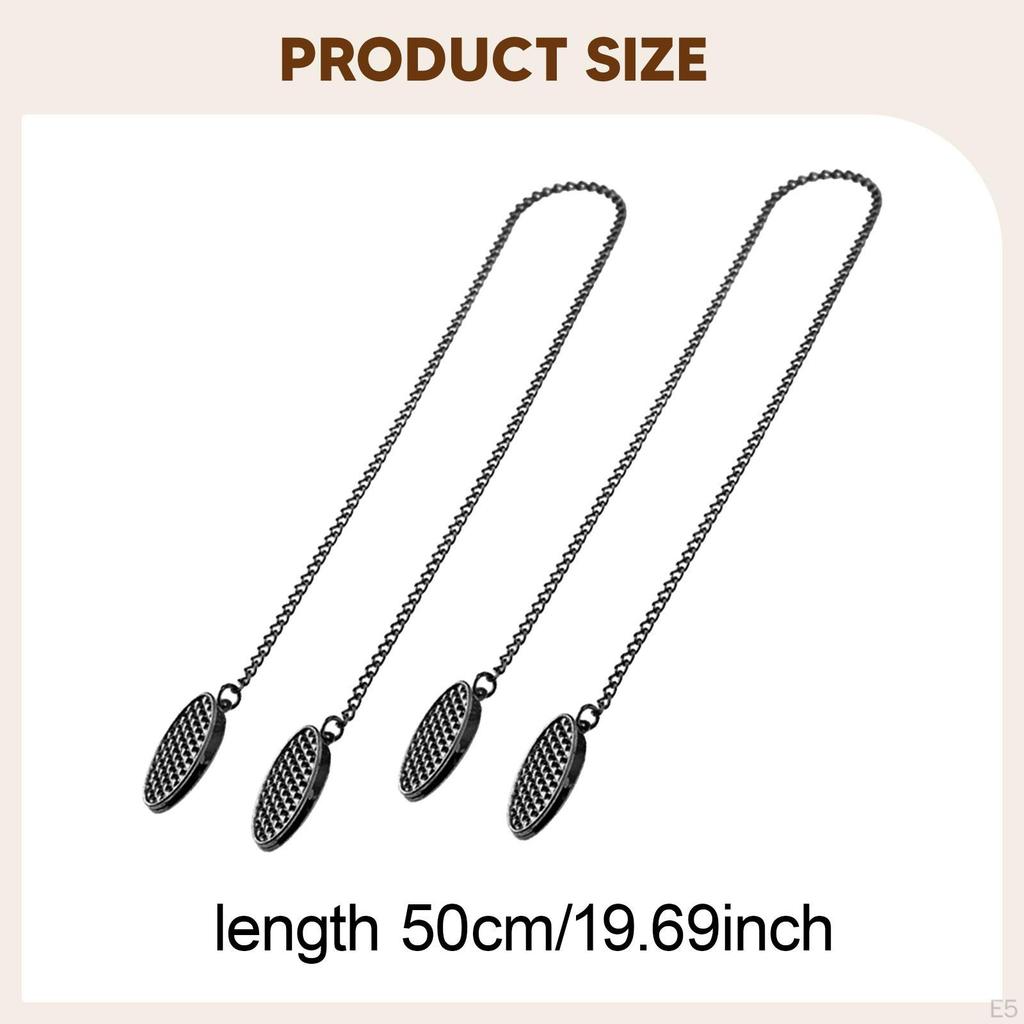 2Pcs Bib Towel Holder Clips Lanyard Neck Strap Fixing Clip Napkin with Chains for Drawing