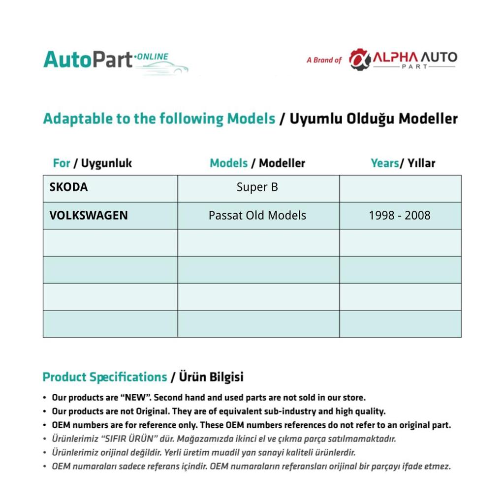 Inner Door Lock Latch Bowden Cable Front Doors For Volkswagen Passat Old Model