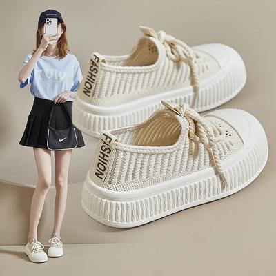 Korean Version Breathable Shoes for Women Sneakers 2024 Summer New Student Walk Casual Board Shoes Women Shoes