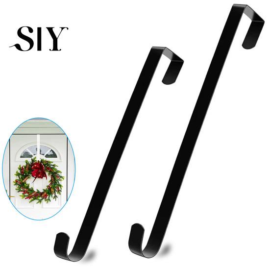 Holiday Door Decoration Hook Front Wreath Hanger Rustproof Corrosion Resistant Strong Load-bearing Holder Easy To Use Christmas Halloween Durable