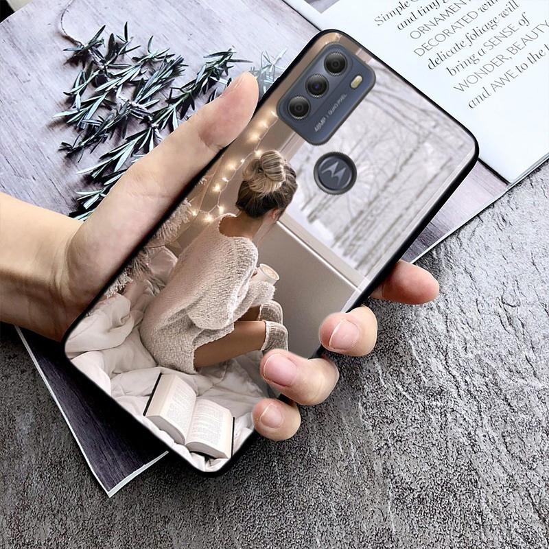 Etui na telefon dla dziewczynki z motywem świątecznym do Moto G84 G23 G24 G31 G32 G41 G51 G52 G53 G54 G71 G82 G42 G62 G200 G Play G Stylus