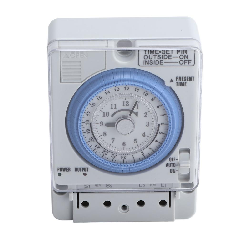 Timer Switch Mechanical Time Switch for Household Time Control Electronic Equipment Supplies 100V‑240V TB388