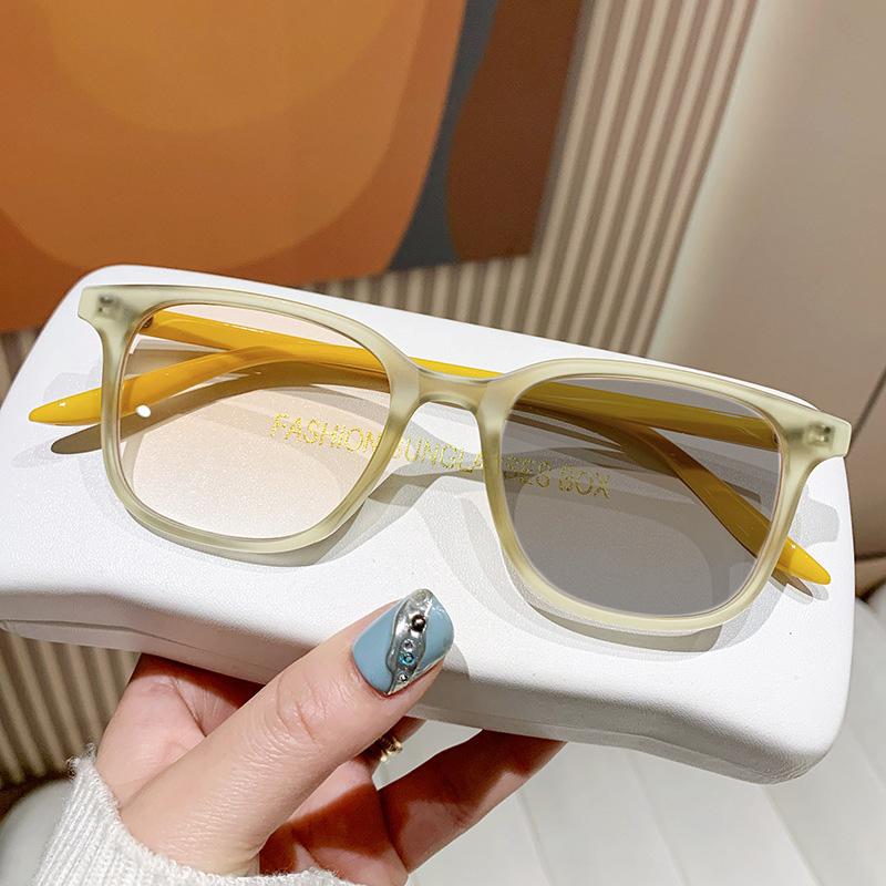 New Fashion Square Large Frame Myopia Sunglasses UV380 Protection Refractive TO-4 0 for Outdoor Driving