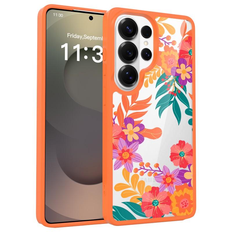 Tailor-made S26ultra Magnetic Phone Case S25 Plus Two-in-one Skin-sensitive Transparent Protective Cover