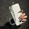 Glitter Bling Crystal Beads Phone Strap Charm Pendant Bracelet Accessories Bag For Women Girl