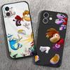 Anime R-Rayman Legends Phone Case For IPhone 17 Air 16 15 14 13 Pro Max 11 12 Black Silicone Cover