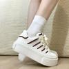 Milk fufu round head thick-soled little white shoes women's summer ins light and breathable student versatile commuter board shoes