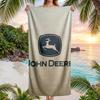 John Deere Mode Strandlaken Draagbaar Zacht Sneldrogend Handdoek Voor Zwemmen Kamperen Vakantie Gebruik