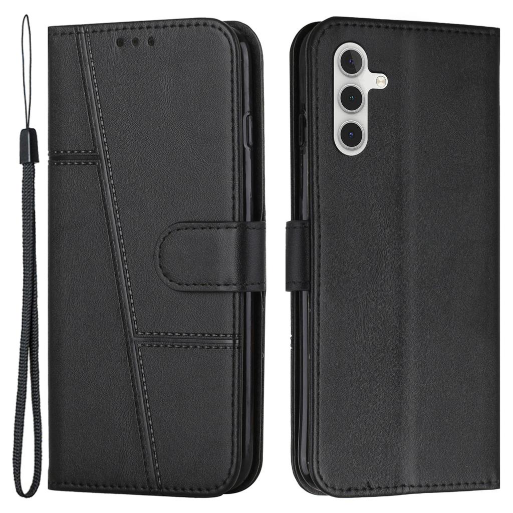 For Samsung Galaxy M15 5G/F15 5G Anti-Scratch PU Leather Phone Case Stand Cell Phone Cover