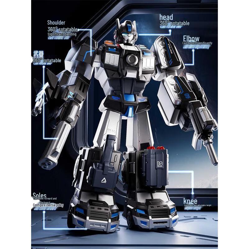 HANDUNYOU 9-in-1 Transforming Magnetic Robot Toy