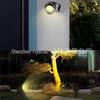 Cross 20W Waterproof LED Outdoor Landscape Spotlight with Plug for Garden, Courtyard, Lawn, and Tree Lighting