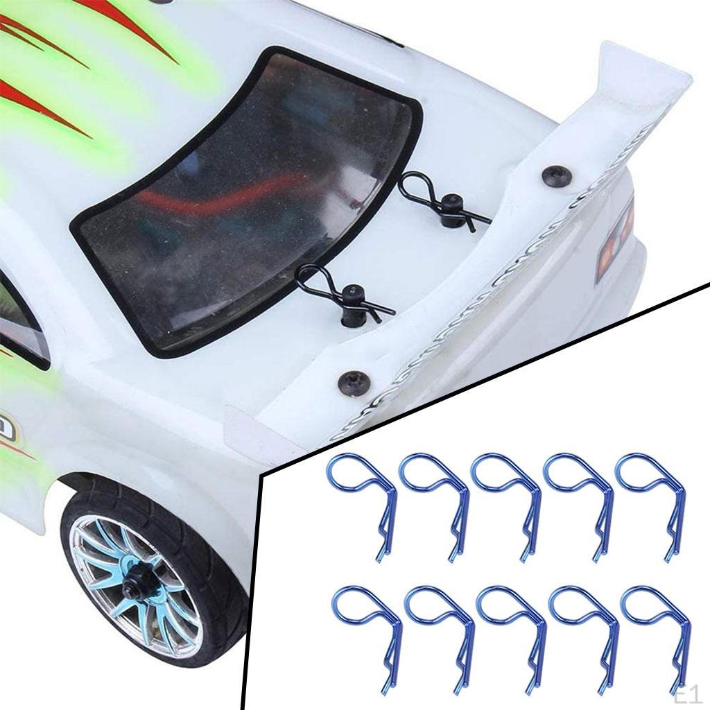 10pcs RC Body Clips Pins R-Pin for 1/8 1/10 1/12 Vehicle Car Decor