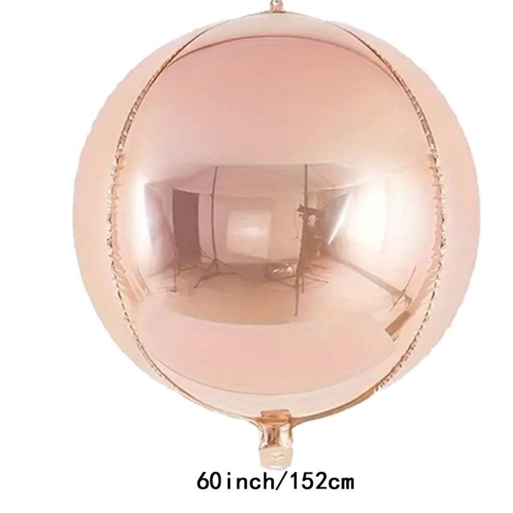 Rose Gold Foil Balloons 50/60 Inches Metallic Balloons Aluminum Film Balloons  New Year Accessories