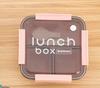 800/1100ml Plastica Porta Pranzo a Scomparti Microonde Sicuro Porta Bento con Posate Contenitore per Alimenti per Studente Lavoratore Stoviglie