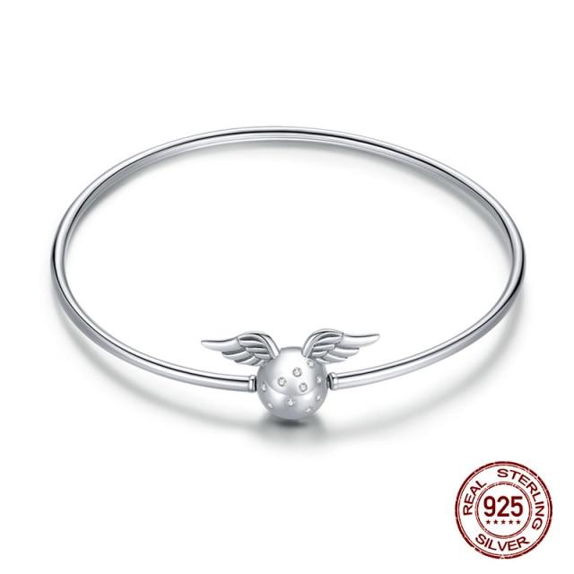 925 Sterling Silver Bracelet –Barrel Snap Clasp ,Cubic Zirconia ,Bangle Bracelet ,Chain Bracelet ,Charm ,Sizes 17 –21