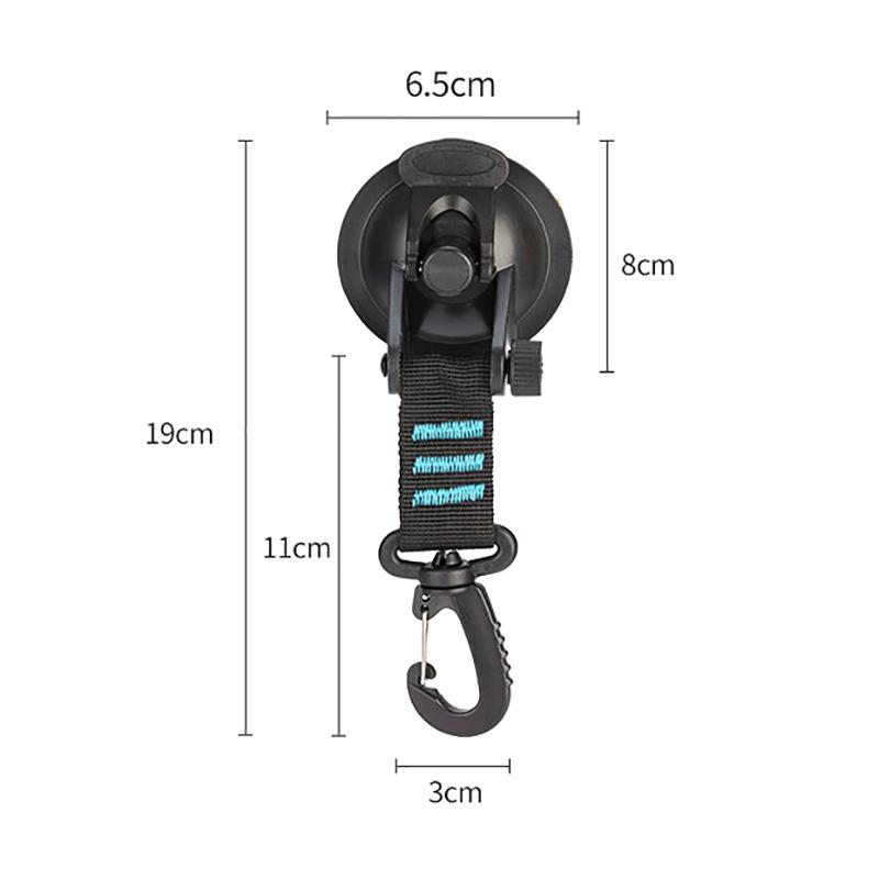 1Pc Outdoor Tent Securing Hook Strong Suction Cup Anchor Heavy Duty Tie Down Camping Canopy Awning Tarp Carabiner Outdoor Tools