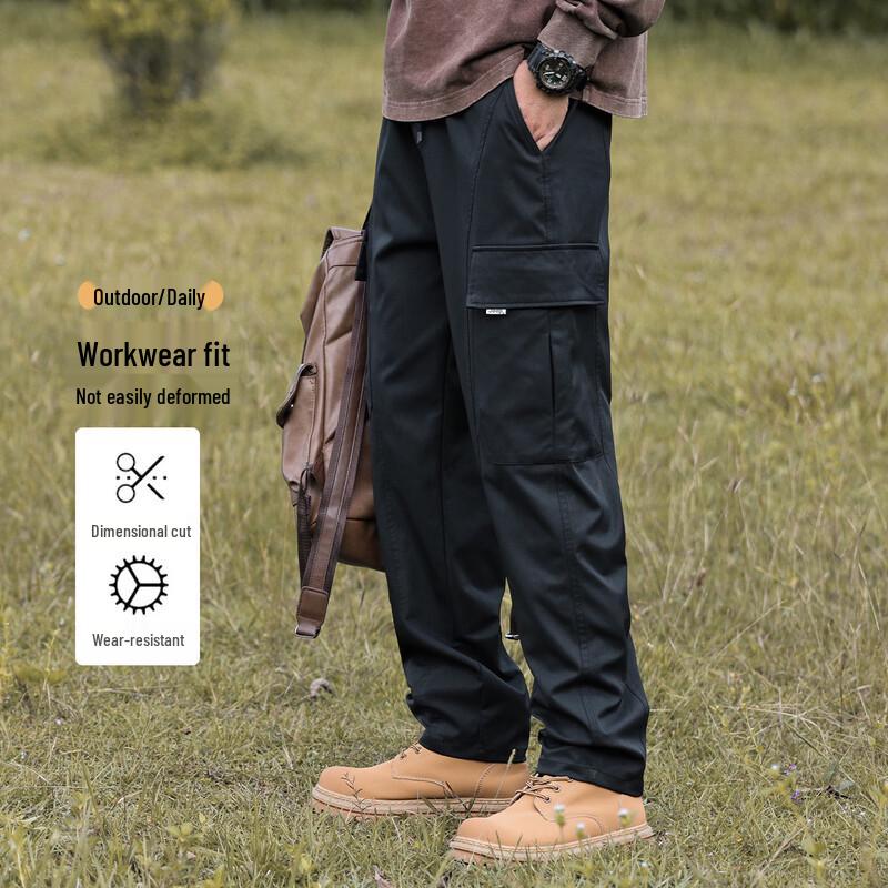 JEEP Men s Drawstring Straight-Leg Casual Pants L