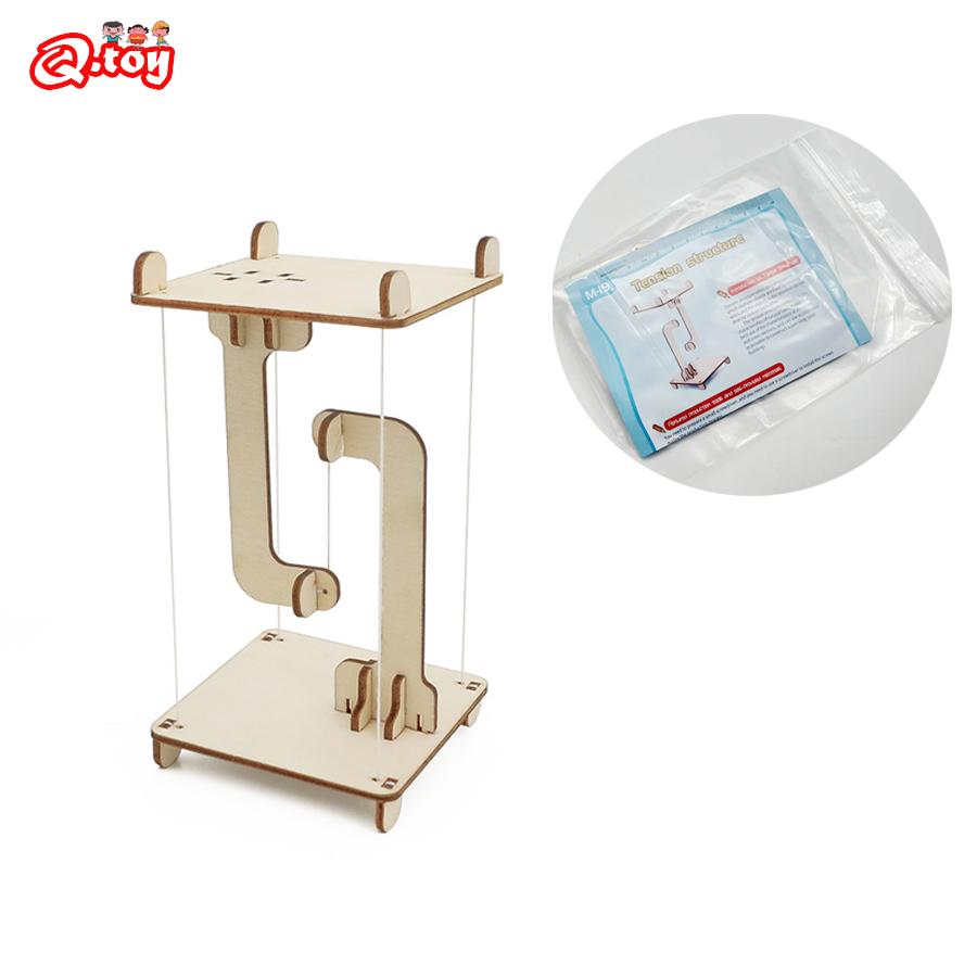Various Household Supplies Stem Toys Science Tecnología Diy Anti Gravity Tensegrity Structure Floating Table Model Toy Physical Teaching Aid Kid Child Gift