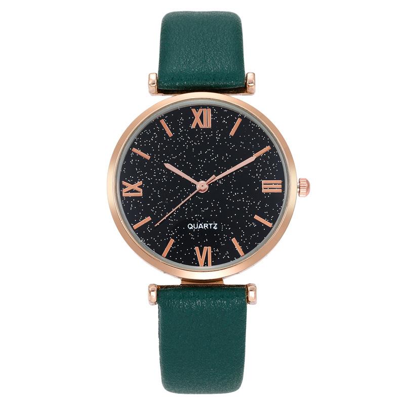Starry Sky Fashion Roman Pattern Women's Watch Women's Watch Belt Quartz Watch Women's