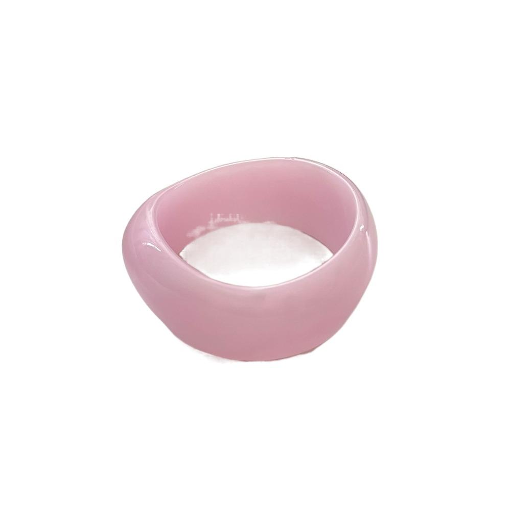 Bohemian Translucent Acrylic Bangle Europe American Style Smudged Hand Ring  Women